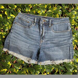 J Crew High Rise Denim Shorts Size 29